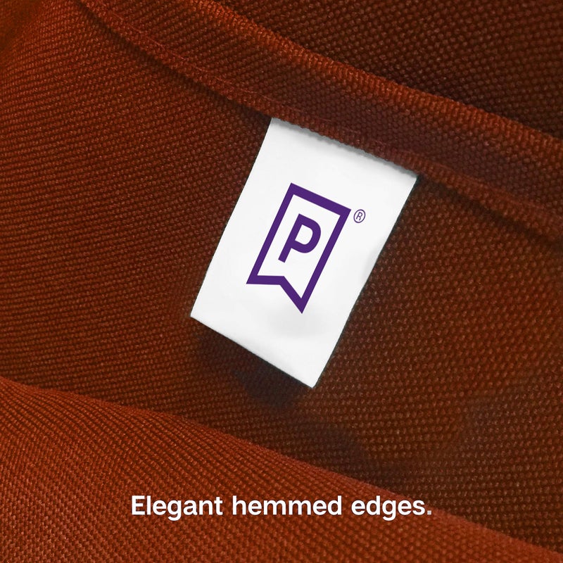 Gee Di Moda Round Tablecloth - 70 Inch Burnt Orange Round Table Cloth for 24 to 48 Inch Round Tables - Heavy Duty Washable Fabric - for Buffet Table, Holiday Party, Dinner, Wedding & Baby Shower - Image 5